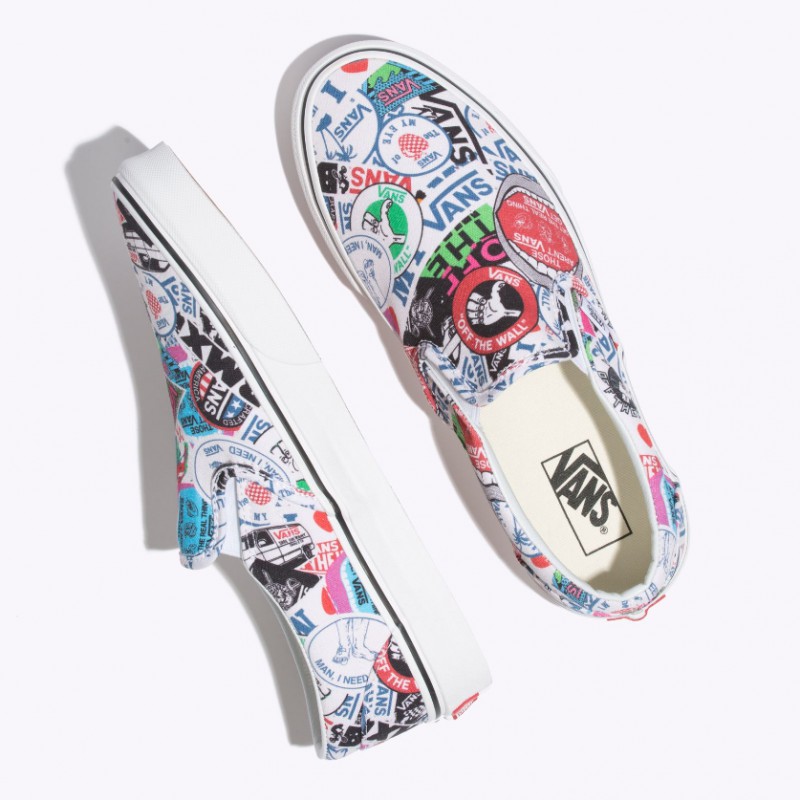 SEPATU SNEAKERS VANS Classic Slip On Mash Up