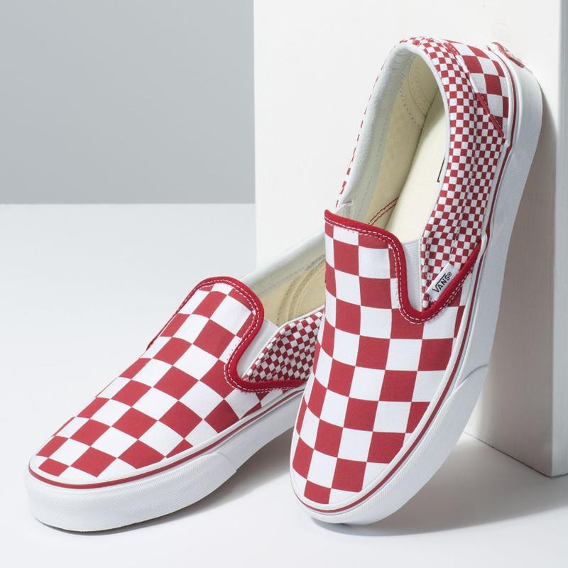SEPATU SNEAKERS VANS Ua Classic Slip-On Mixed Checker