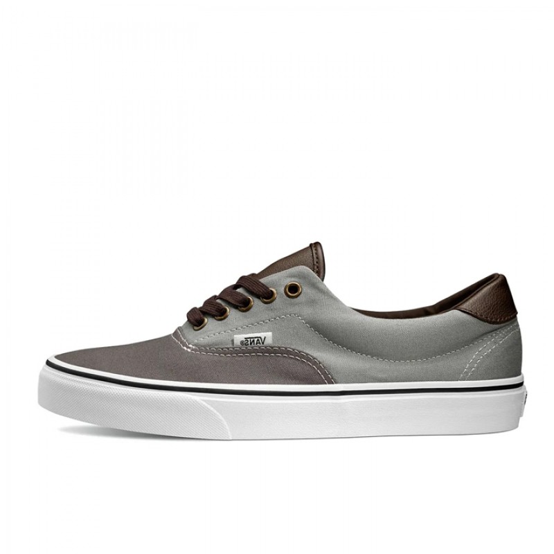 Grey Vans Era 59 Charcoal Dark Grey Era Vans Vans Era Skate Shoe
