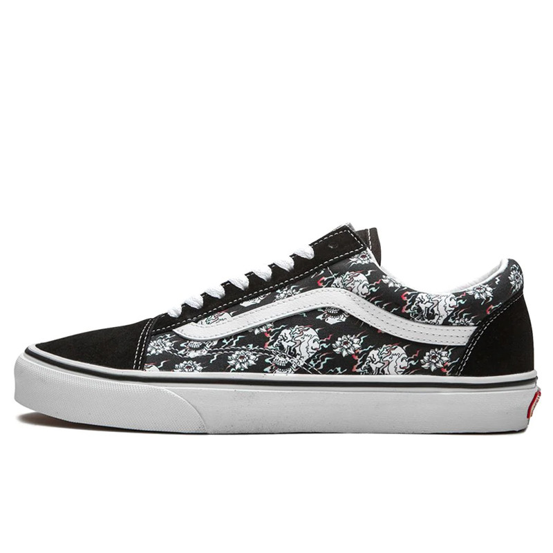 SEPATU SNEAKERS VANS UA Old Skool Flash Skulls