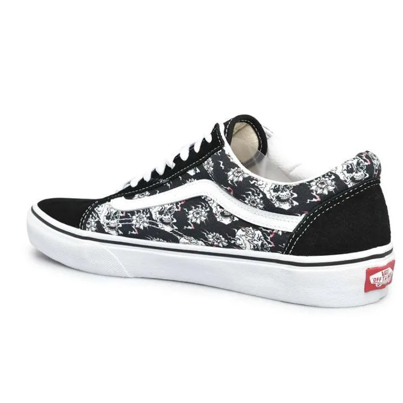 SEPATU SNEAKERS VANS UA Old Skool Flash Skulls