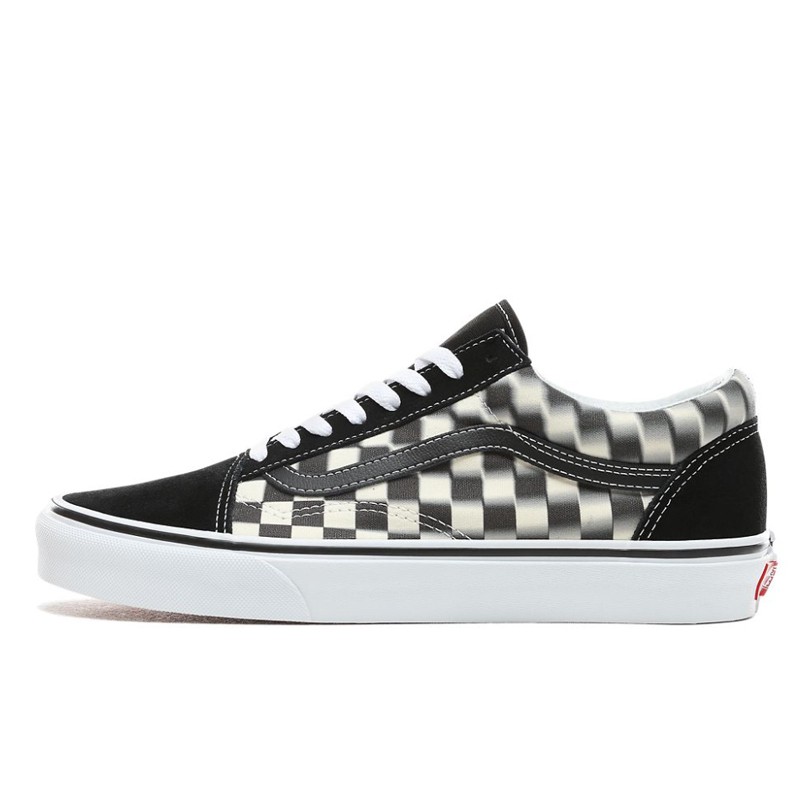 SEPATU SNEAKERS VANS UA Blur Checkerboard Old Skool