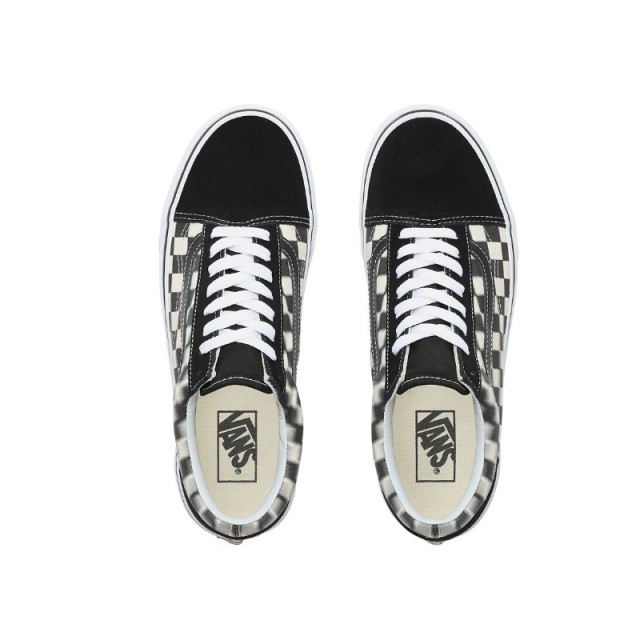 SEPATU SNEAKERS VANS UA Blur Checkerboard Old Skool
