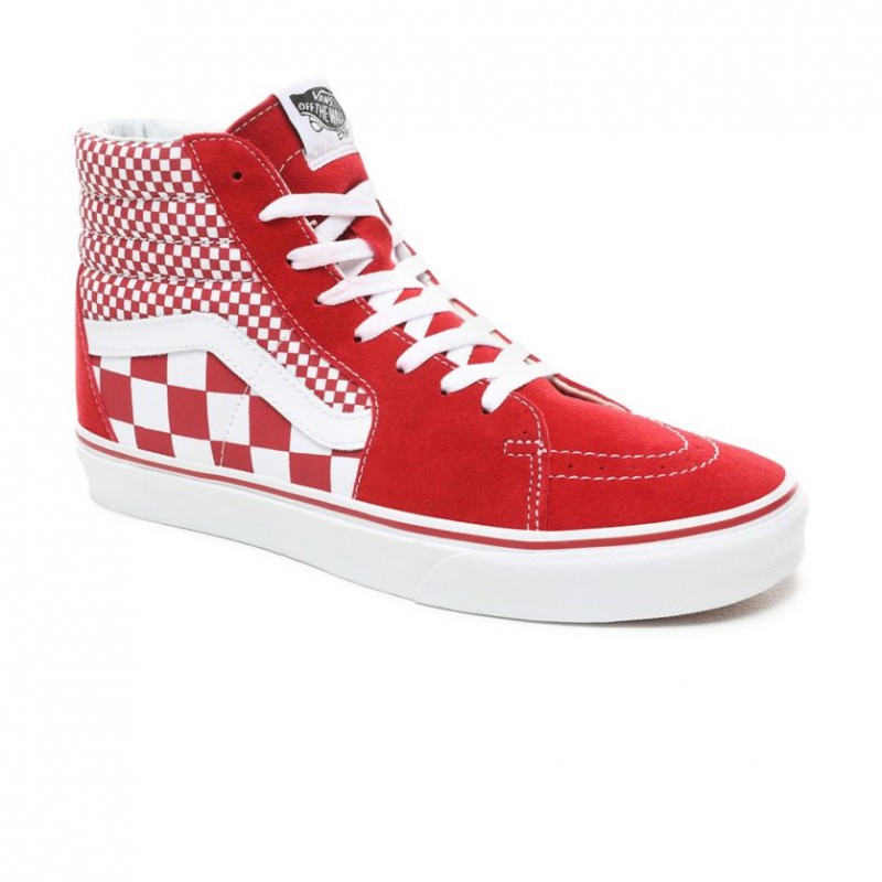 SEPATU SNEAKERS VANS UA SK8-Hi Mixed Checker