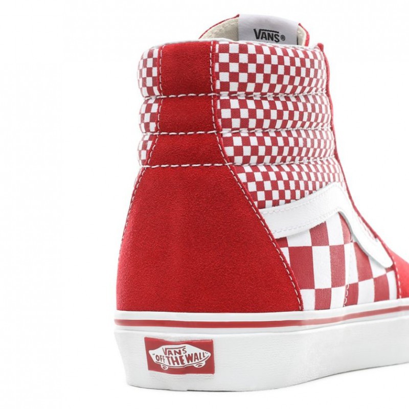 SEPATU SNEAKERS VANS UA SK8-Hi Mixed Checker