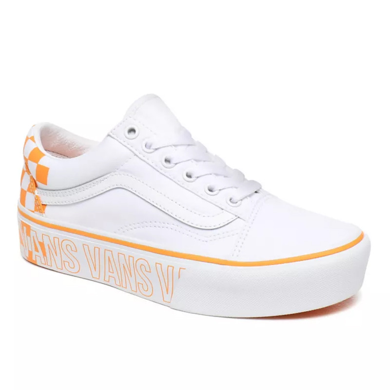 Old Skool Platform Vans Slip On CompensÃ©es Baskets Vans Old Skool