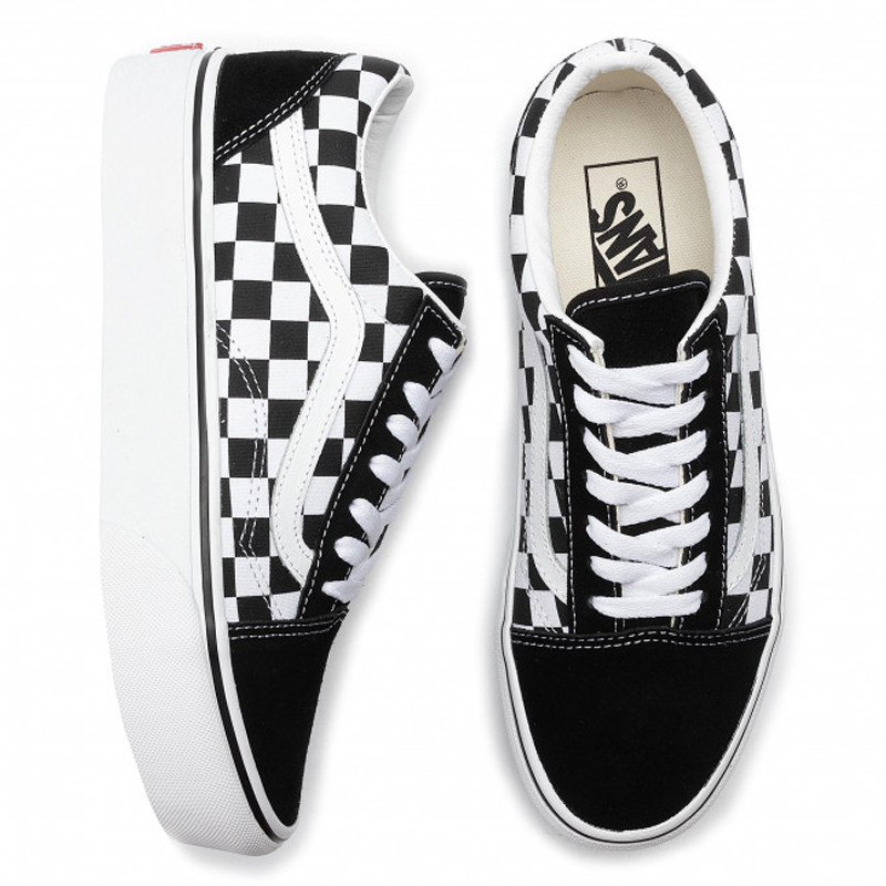 Old Skool Platform Checkerboard foto 2
