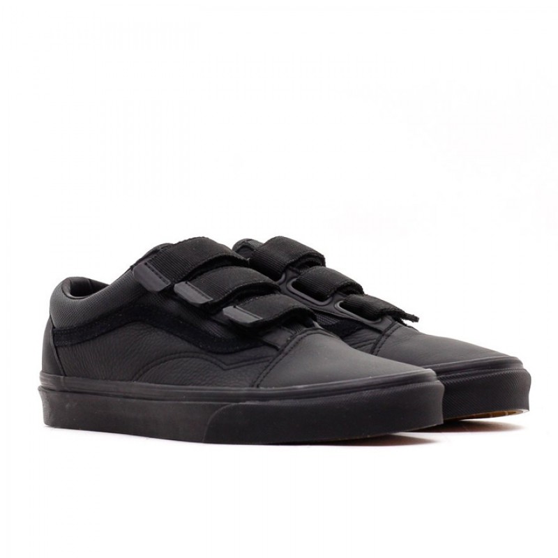 SEPATU SNEAKERS VANS Old Skool V Leather