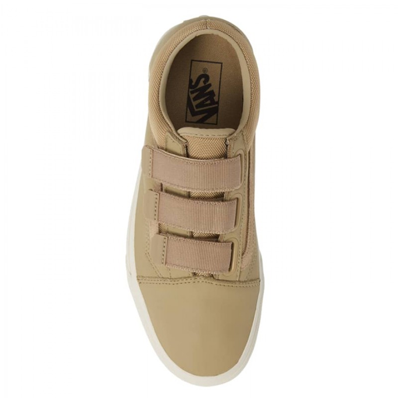 SEPATU SNEAKERS VANS Old Skool V Leather