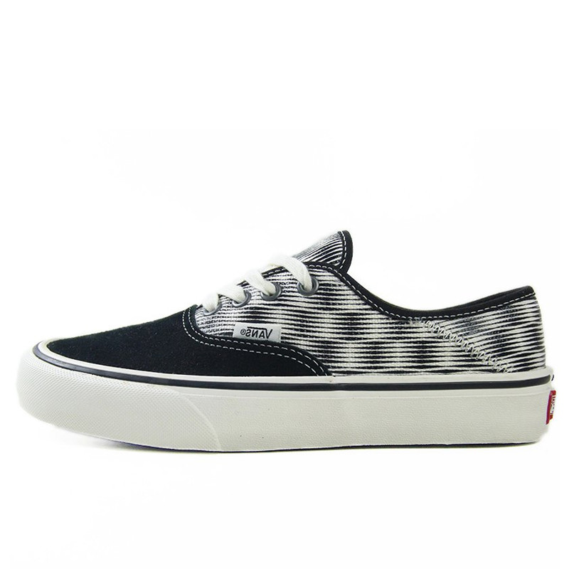 SEPATU SNEAKERS VANS AUTHENTIC SF HEMP BLUR CHK