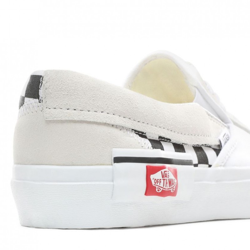 SEPATU SNEAKERS VANS Checkerboard Slip On Cap