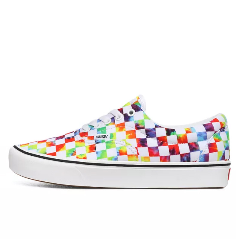 SEPATU SNEAKERS VANS Tie-Dye Checker ComfyCush Era