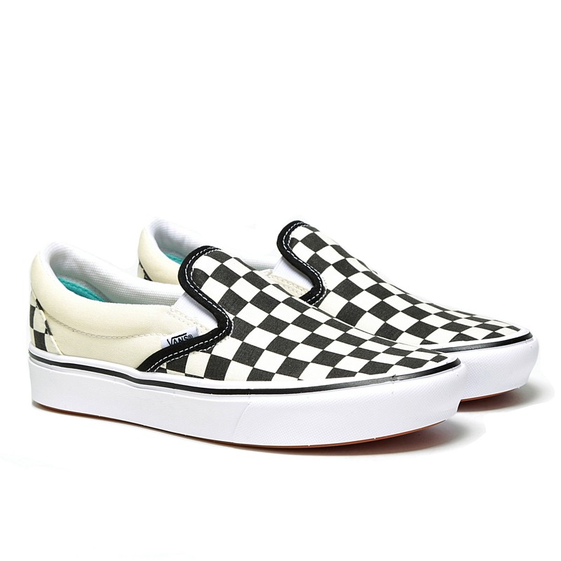 SEPATU SNEAKERS VANS Comfycush Checkerboard Slip On