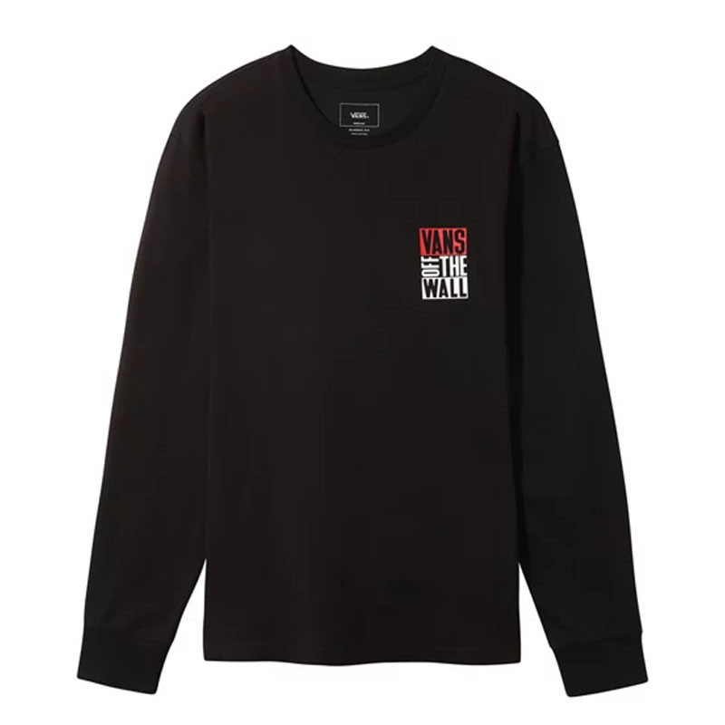 BAJU SNEAKERS VANS New Stax Long Sleeves Tee