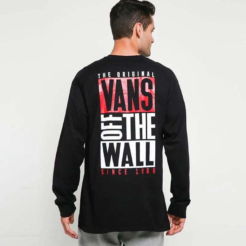 BAJU SNEAKERS VANS New Stax Long Sleeves Tee