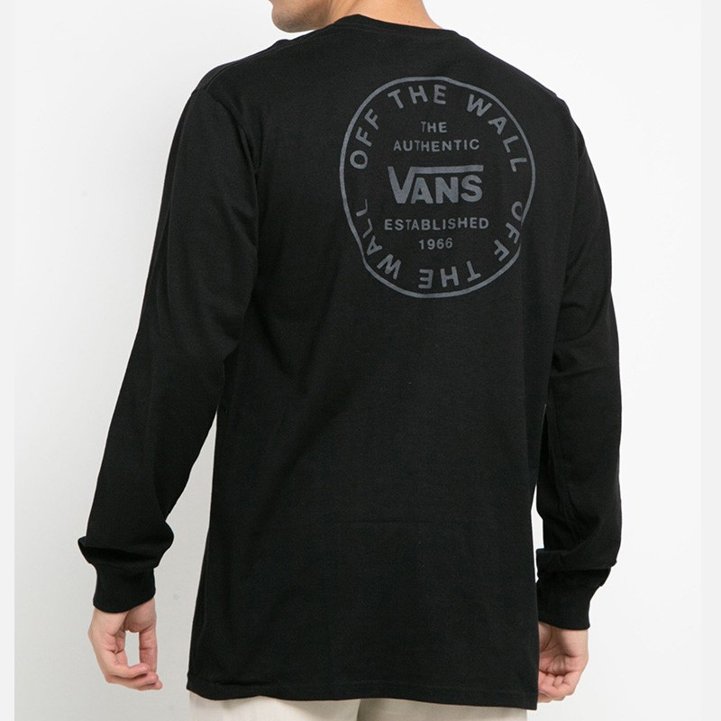 BAJU SNEAKERS VANS Old Skool Circle Logo Long Sleeves