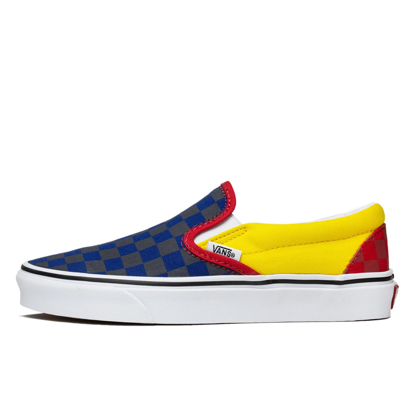 Sepatu Sneakers Vans Ua Classic Slip-on Navy Yellow