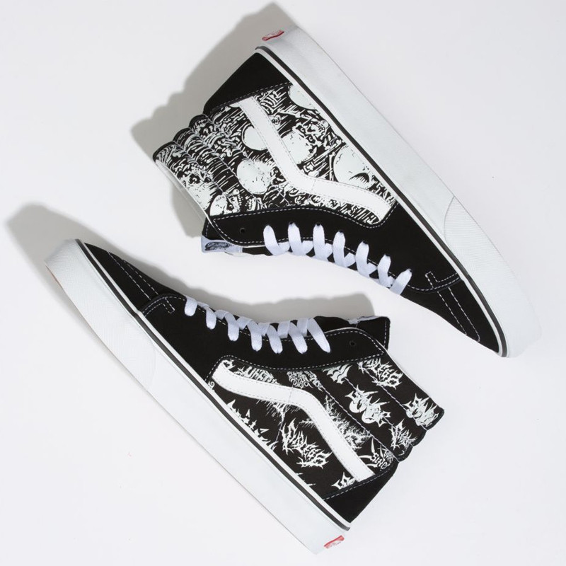 SEPATU SNEAKERS VANS Ua Sk8-Hi Forgotten Bones