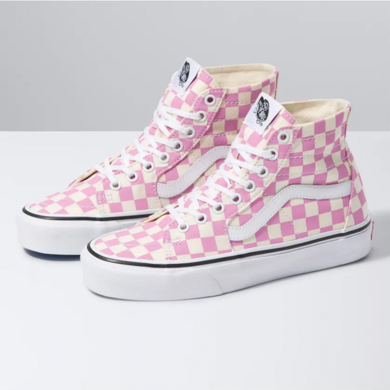 SEPATU SNEAKERS VANS Checkerboard Sk8-Hi Tapered