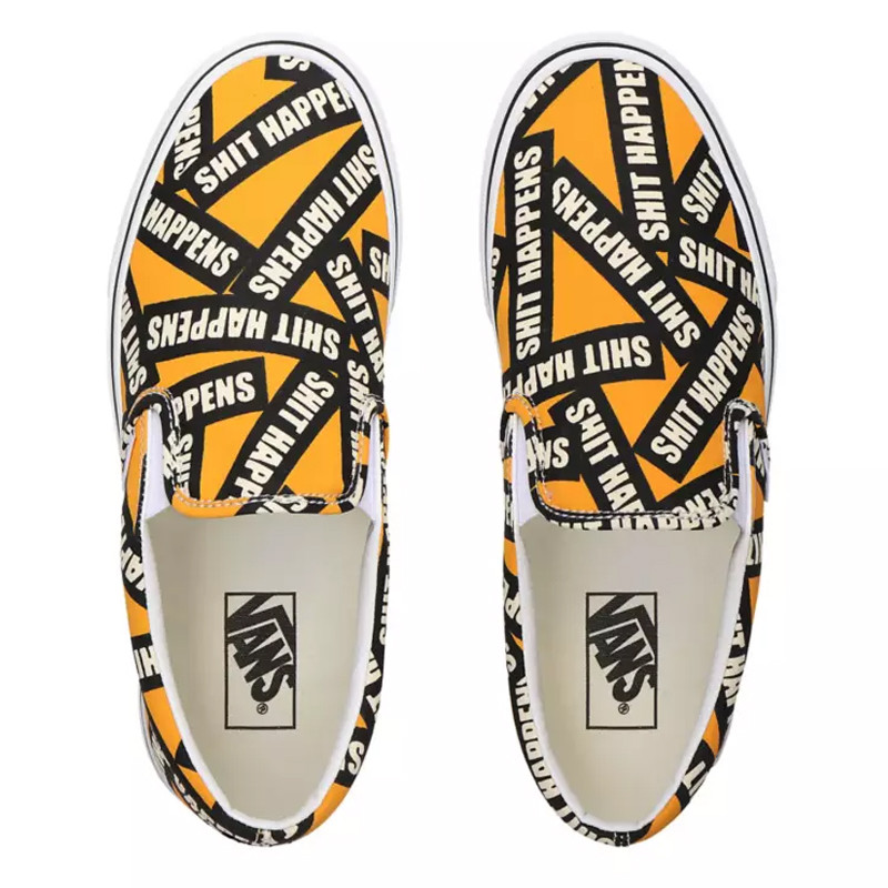 SEPATU SNEAKERS VANS Shit Happens Classic Slip-On