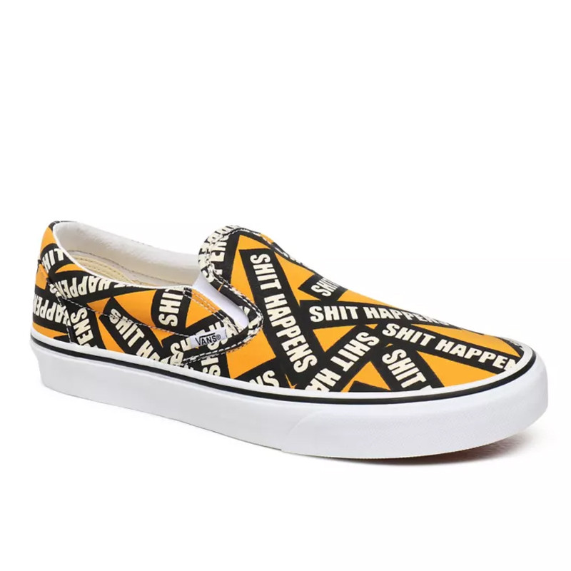 SEPATU SNEAKERS VANS Shit Happens Classic Slip-On