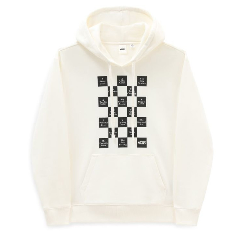 BAJU SNEAKERS VANS Wmns CHECKERBOARD DAY 21 BF HOODIE