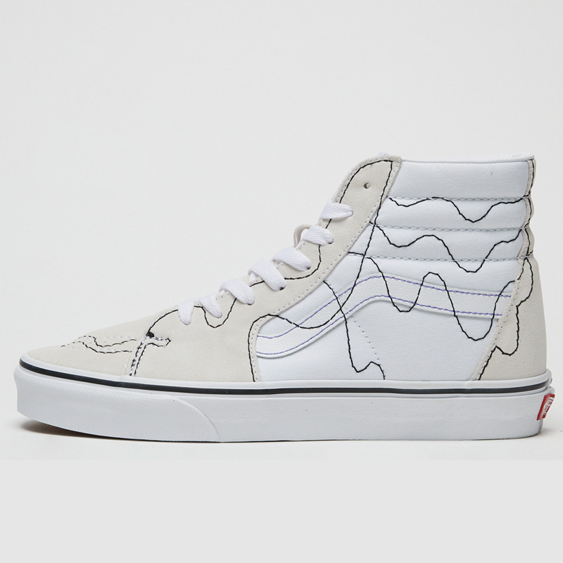 SEPATU SNEAKERS VANS Sk8-Hi Stitch Warp