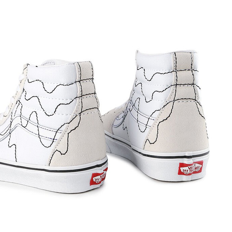 SEPATU SNEAKERS VANS Sk8-Hi Stitch Warp