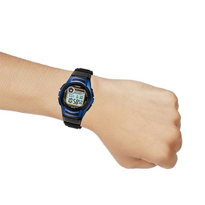 JAM TANGAN  CASIO General Digital Dial Black Resin Strap