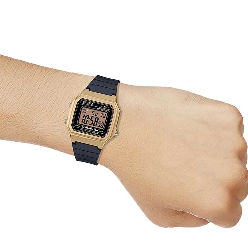 Digital Dial Black Resin Strap foto 2