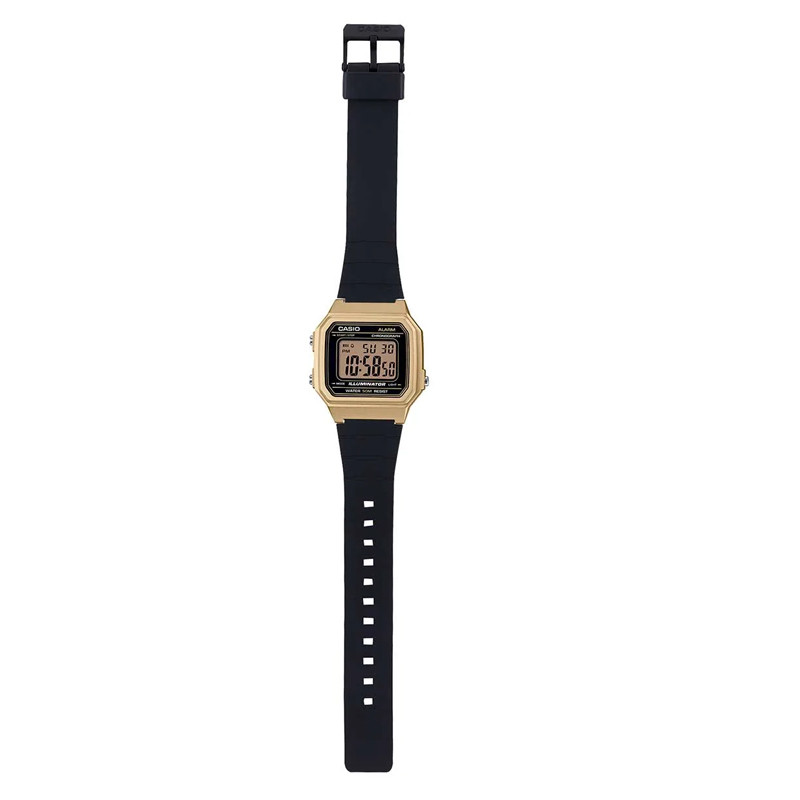 Digital Dial Black Resin Strap foto 3