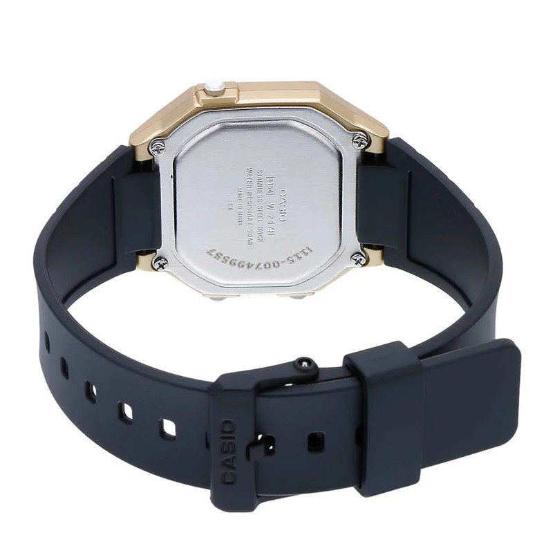 Digital Dial Black Resin Strap foto 4