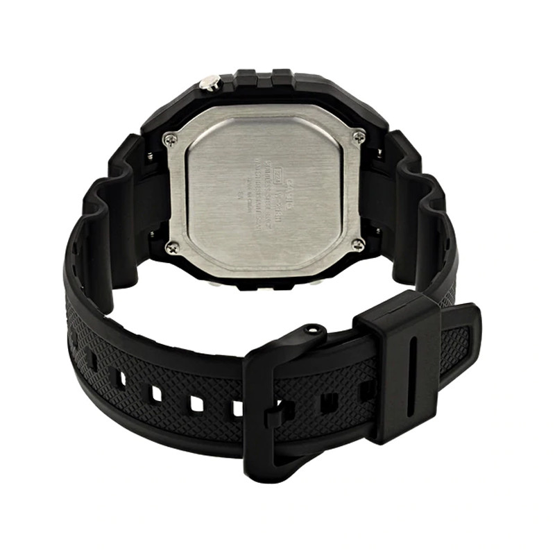 JAM TANGAN  CASIO Digital Dial Black Resin Strap