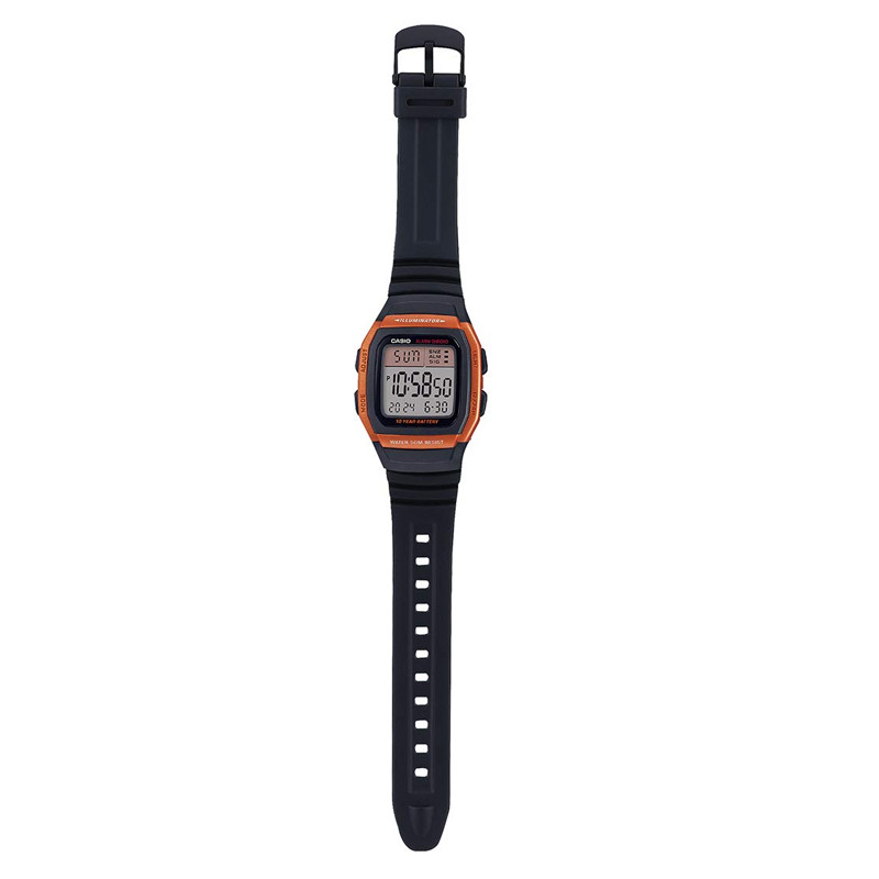 JAM TANGAN  CASIO Digital Dial Black Resin Strap