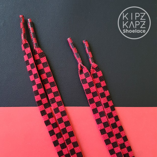 AKSESORIS SNEAKERS KIPZKAPZ Flat Checkered 8mm
