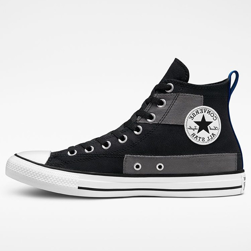 Sepatu Sneakers Converse Chuck Taylor All Star Desert Patchwork High Top  Black