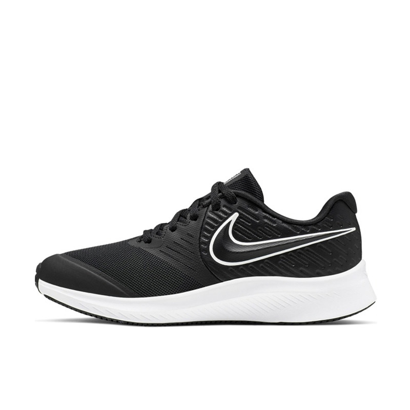Sepatu Lari Nike Star Runner Gs Black White