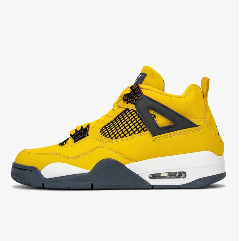 Jual SEPATU BASKET Pria AIR JORDAN AJ 4 RETRO LIGHTNING Yellow Original Termurah di Indonesia Ncrsport