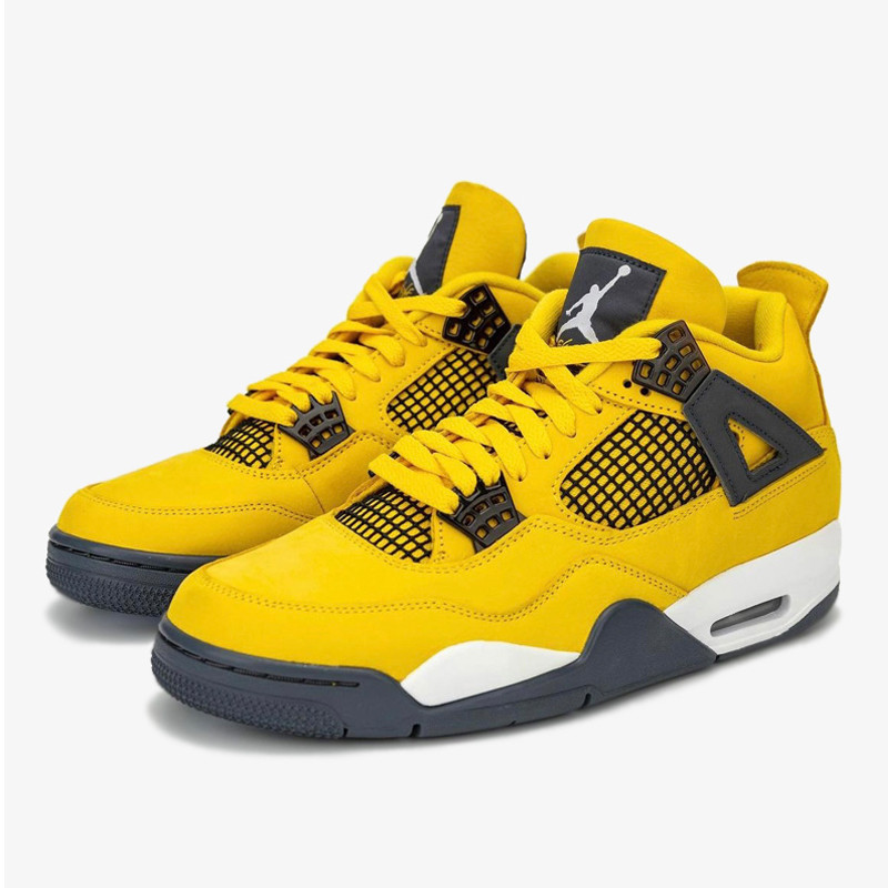 SEPATU BASKET AIR JORDAN AJ 4 RETRO LIGHTNING