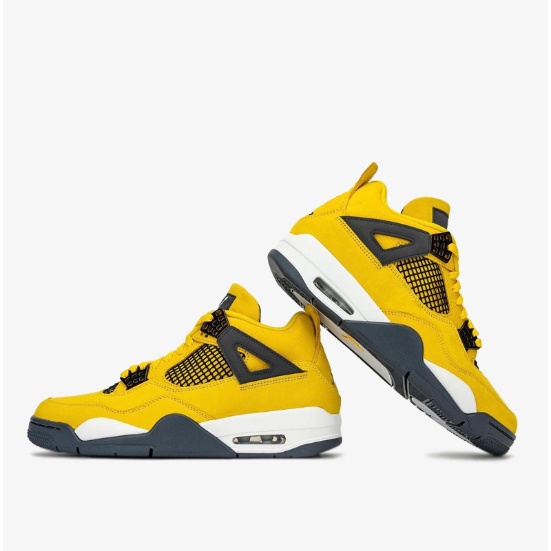 SEPATU BASKET AIR JORDAN AJ 4 RETRO LIGHTNING