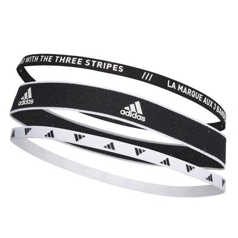 Jual AKSESORIS TRAINING Pria ADIDAS HEADBANDS 3 PER PACK Black White Original Termurah di Indonesia Ncrsport