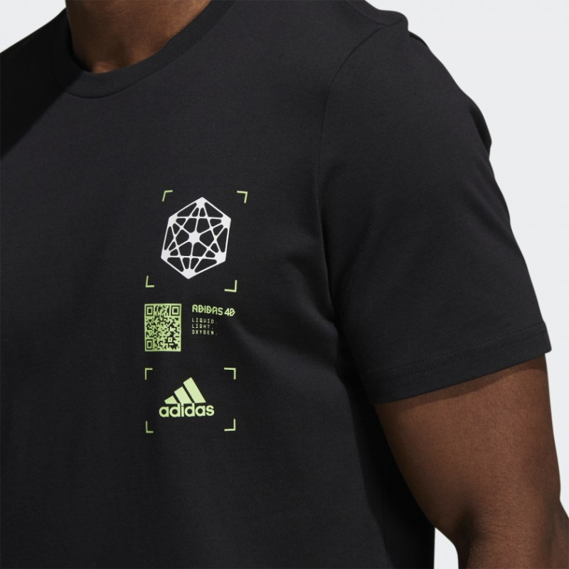BAJU SNEAKERS ADIDAS 4D INNOVATION GRAPHIC TEE