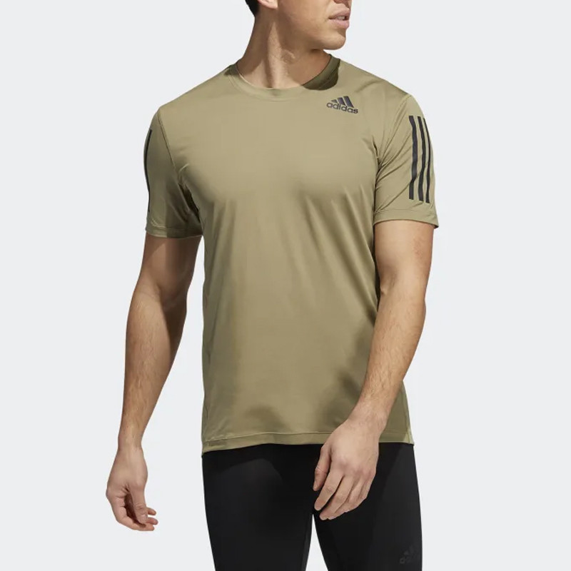 BAJU TRAINING ADIDAS TECHFIT 3-STRIPES FITTED TEE