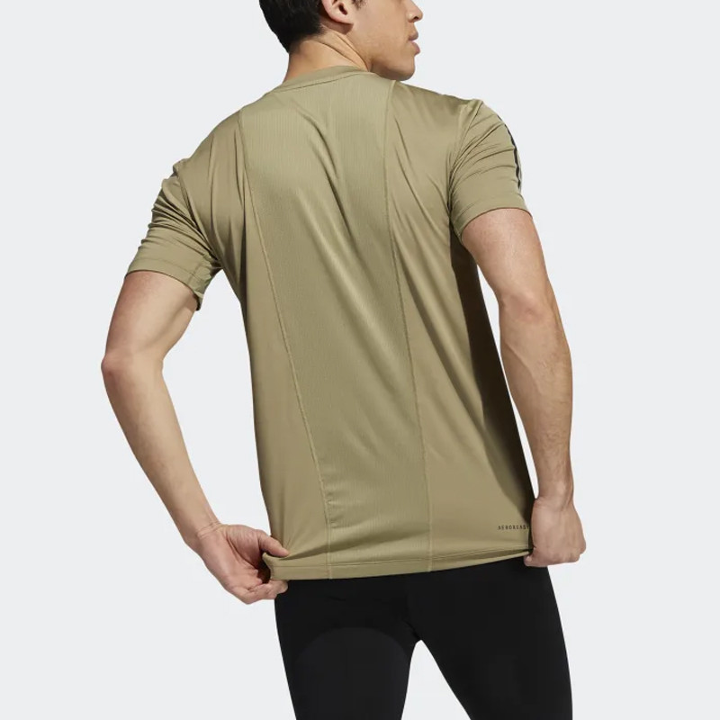 BAJU TRAINING ADIDAS TECHFIT 3-STRIPES FITTED TEE