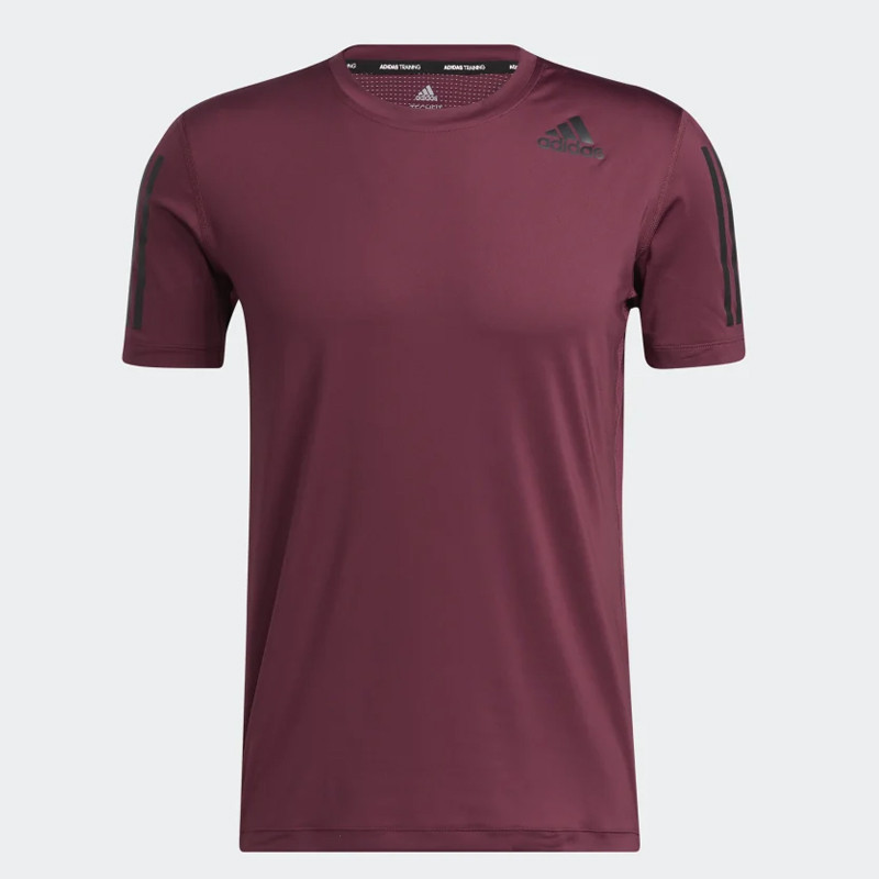 BAJU TRAINING ADIDAS TECHFIT 3-STRIPES FITTED TEE