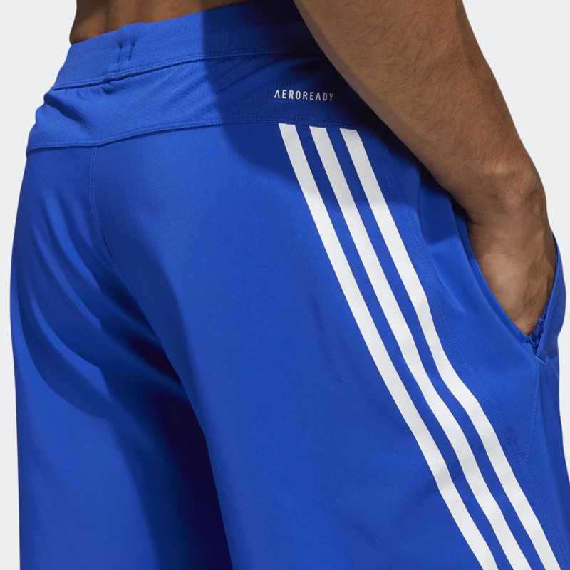 CELANA TRAINING ADIDAS AEROREADY 3-STRIPES 8-INCH SHORTS