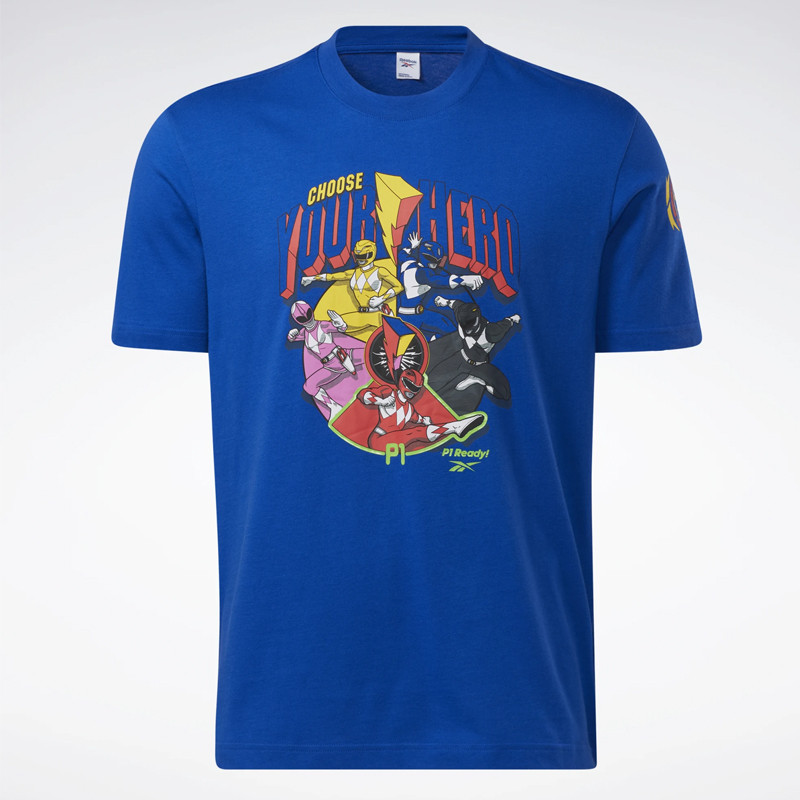 BAJU SNEAKERS REEBOK x Power Rangers Heroes United Tee