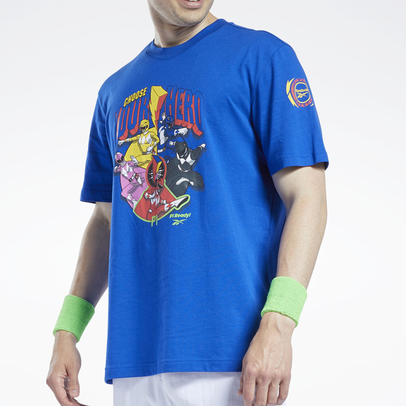 BAJU SNEAKERS REEBOK x Power Rangers Heroes United Tee