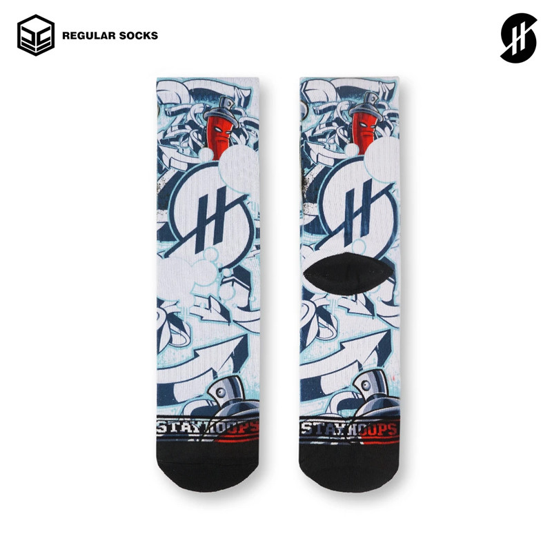 KAOS KAKI BASKET STAY HOOPS Tagz Socks