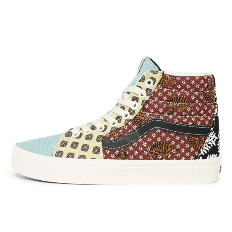 SEPATU SNEAKERS VANS SK8-HI Tiger Patchwork